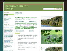 Tablet Screenshot of harmonyresidents.org